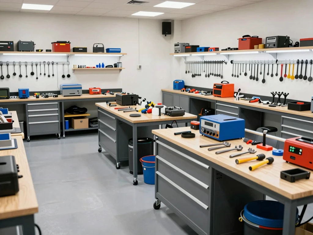 Professional repair workshop